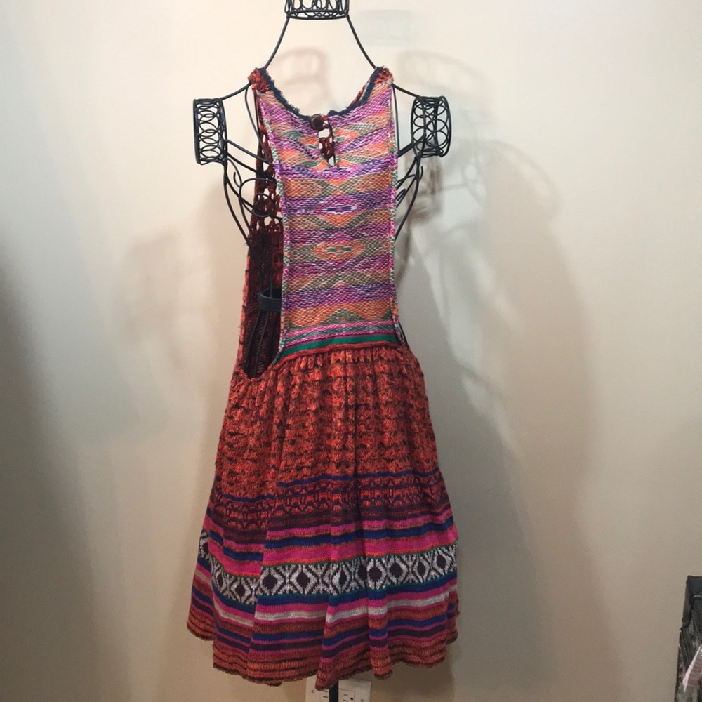 Free People crochet knit dress